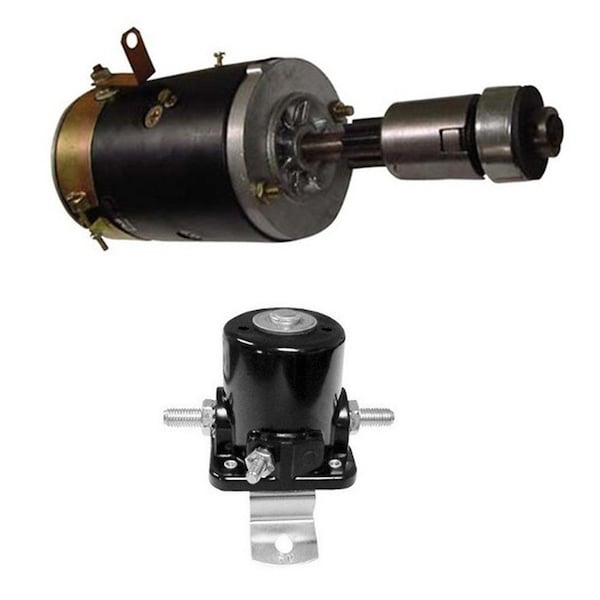 Aic Replacement Parts New 6v Starter and Drive with Solenoid Fits Ford 9N 8N11001 8N11002 9N11001 8N11001R-WSOLENOID - main